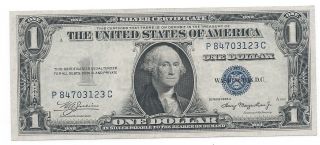 $1 1935 A Gem Cu Silver Certificate P 84 703 123 C photo