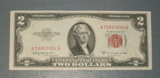 $2 1953 C Series Us Banknote photo