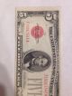 Five Dollar 1928 C United States Note $5 Red Seal Small Size Notes photo 3