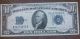 1934c $10 Dollar Bill,  Silver Certificate,  Crisp Old Paper Money,  Us Currency Small Size Notes photo 1