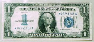 Star 1934 Funny Back $1 One Dollar Silver Certificate photo