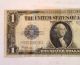 1923 $1 Silver Certificate.  Mid Grade Circulated. Large Size Notes photo 2