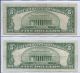 1934c 1934d $5.  00 Silver Certificate Notes Small Size Notes photo 1