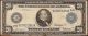 Large 1914 $20 Dollar Bill Federal Reserve Note Currency Old Paper Money Fr 968 Large Size Notes photo 2