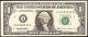 Unc 1995 $1 Dollar Bill Experimental Web Fed Press Note Absent Check Letter Frn Small Size Notes photo 3