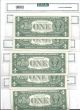 (5) 1957a $1 Silver Certificates Consecutive.  Cga Grade Gem Unc 67 Small Size Notes photo 3