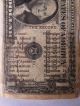 Unc.  $1 Silver Certificate 1935 B Souvenir Wild Duck Dinner Beaver Dam Wisc. Small Size Notes photo 2