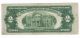 1953a Red Seal $2.  00 Thomas Jefferson Note,  Two Dollar Bill A46730673a Small Size Notes photo 3
