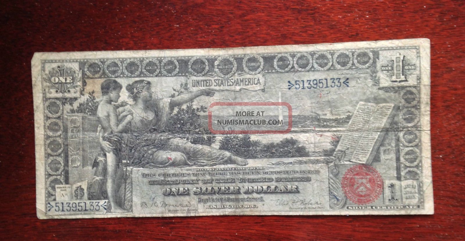 $1 1896 Educational Note Large Size Notes photo