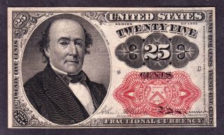 Us 25c Fractional Currency Note Fr1309 Ch Cu (c - 9) photo