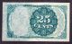 Us 25c Fractional Currency Note Fr1309 Ch Cu (c - 9) Paper Money: US photo 1