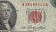1953 Red Seal $2.  00 Thomas Jefferson Note,  Two Dollar Bill A25489412a Small Size Notes photo 2