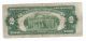 1953 Red Seal $2.  00 Thomas Jefferson Note,  Two Dollar Bill A25489412a Small Size Notes photo 3