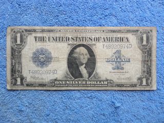 1923 $1 Silver Certificate Fr.  237 Speelman/white,  Low Cost Example,  Look photo