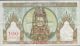 Tahiti,  100 Francs,  Nd.  1939,  P 14c,  Series W.  85 Australia & Oceania photo 1