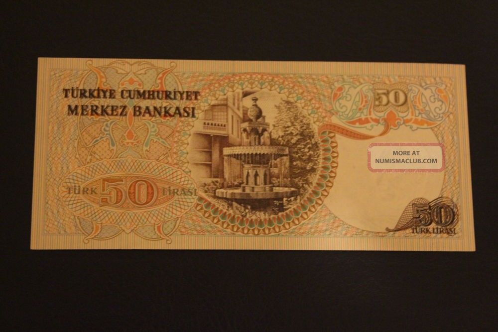 50 Turkish Lira Uncirculated Rare 50-turkish-lira-uncirculated-rare