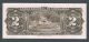 Costa Rica Banknote 2 Colones 1967 Overprinted Unc Scarce In This North & Central America photo 1