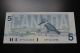 Canadian 1986 $5 Bill Bird Series.  The Bill Is,  Crisp & Uncirculated. Canada photo 1