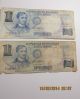 5 Pilipinas Paper Money Banknote (4) 1 Piso 1949 (i) 10 Piso 2001 Paper Money: World photo 3