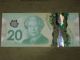 Very Rare Canadian Twenty Dollar Polymer Serial Number Error Misprint Vg+ Canada photo 4