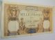 1927 French Banknote 1000 Francs Ceres Et Mercure Europe photo 1