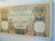 1927 French Banknote 1000 Francs Ceres Et Mercure Europe photo 2