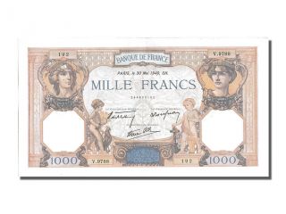 French Paper Money,  1000 Francs Type Cérès Et Mercure photo