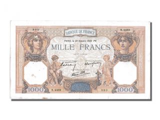 French Paper Money,  1000 Francs Type Cérès Et Mercure photo