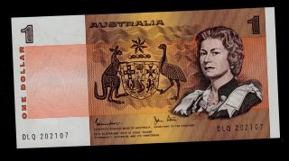 Australia 1 Dollar (1983) Dlq Pick 42d Unc. photo