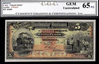 Mexico 1914 El Banco Peninsular Mexicano 