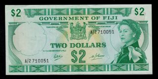 Fiji 2 Dollars (1969) Pick 60a Xf. photo