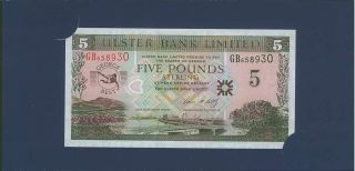 5 Pounds Unc Packed Ireland 2006 Ulster Bank George Best L@@k Irish Irland photo