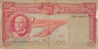 Angola: 500 Escudos,  10 - 6 - 1970,  P - 97 photo