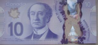 2013 Canadian $10 Banknote Unc. . . ,  Buy As Many As You Like photo