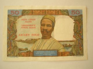 Madagascar Malagasy 50 Francs 1969 Crisp Xf/au photo