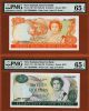 Zealand $1 To 50 Low Matching Serial 000888 Nd (1981 - 92) Pmg 65 - 67 Gem Unc Australia & Oceania photo 1