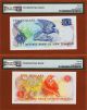 Zealand $1 To 50 Low Matching Serial 000888 Nd (1981 - 92) Pmg 65 - 67 Gem Unc Australia & Oceania photo 4