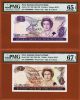 Zealand $1 To 50 Low Matching Serial 000888 Nd (1981 - 92) Pmg 65 - 67 Gem Unc Australia & Oceania photo 5