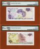 Zealand $1 To 50 Low Matching Serial 000888 Nd (1981 - 92) Pmg 65 - 67 Gem Unc Australia & Oceania photo 6