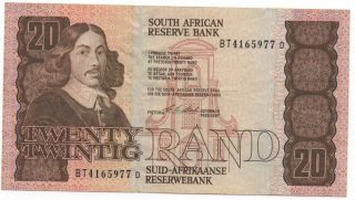 South Africa 20 Rand 1990 Pick 121 E Look Scans photo