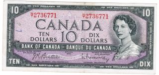 Bank Of Canada 1954 10$ photo