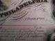 1858 City Philadelphia Loan Tax Bond Certificate $1500 6% 6 Vigs 2 Thumbs Stocks & Bonds, Scripophily photo 6