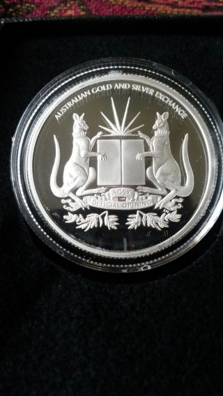 Kangaroos Agsx 1oz Silver Proof - Like Commemorative Bullion Coin Coa/box photo