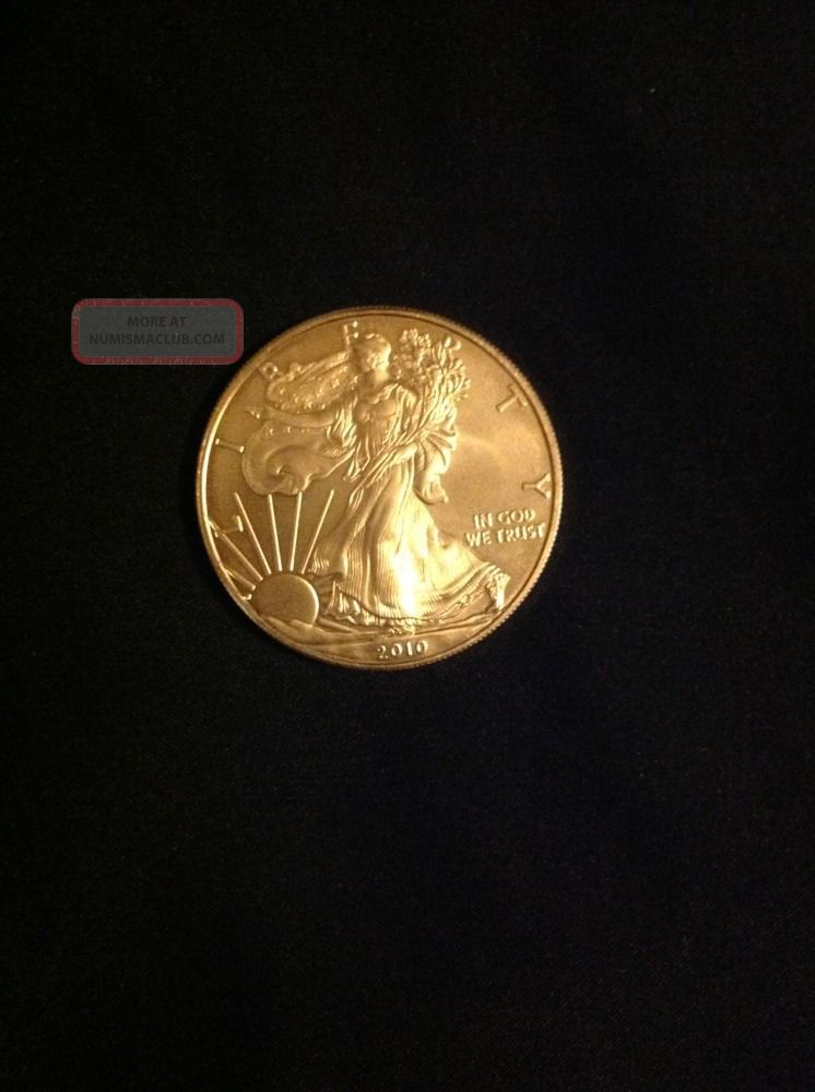 2010 American Silver Eagle Bu Silver photo