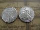 (2) - 2014 American Eagle Silver 1 Oz Bullion Coin Fresh Out Of Tube Bu Silver photo 1
