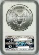 2014 Silver Eagle $1 Ngc Ms70 Silver Label Silver photo 1