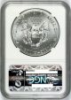 2014 Silver Eagle $1 Ngc Ms70 Silver Label Silver photo 1