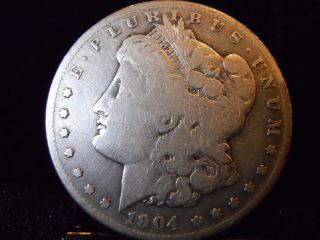 1904 S Morgan Silver Dollar - A Better Date Coin photo