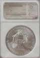 1998 Silver American Eagle Ngc Ms69 Silver photo 2