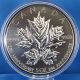 2013 Maple Leaf 5 Oz.  $50 Fine Silver Reverse Proof 25th Anniversary,  Only 2,  500 Coins: Canada photo 3